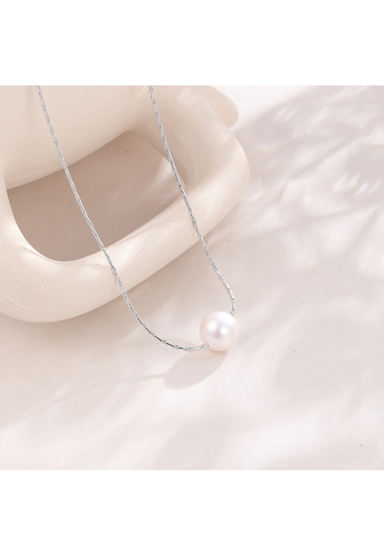 Luxury Baroque Pearl Lockbone Chain