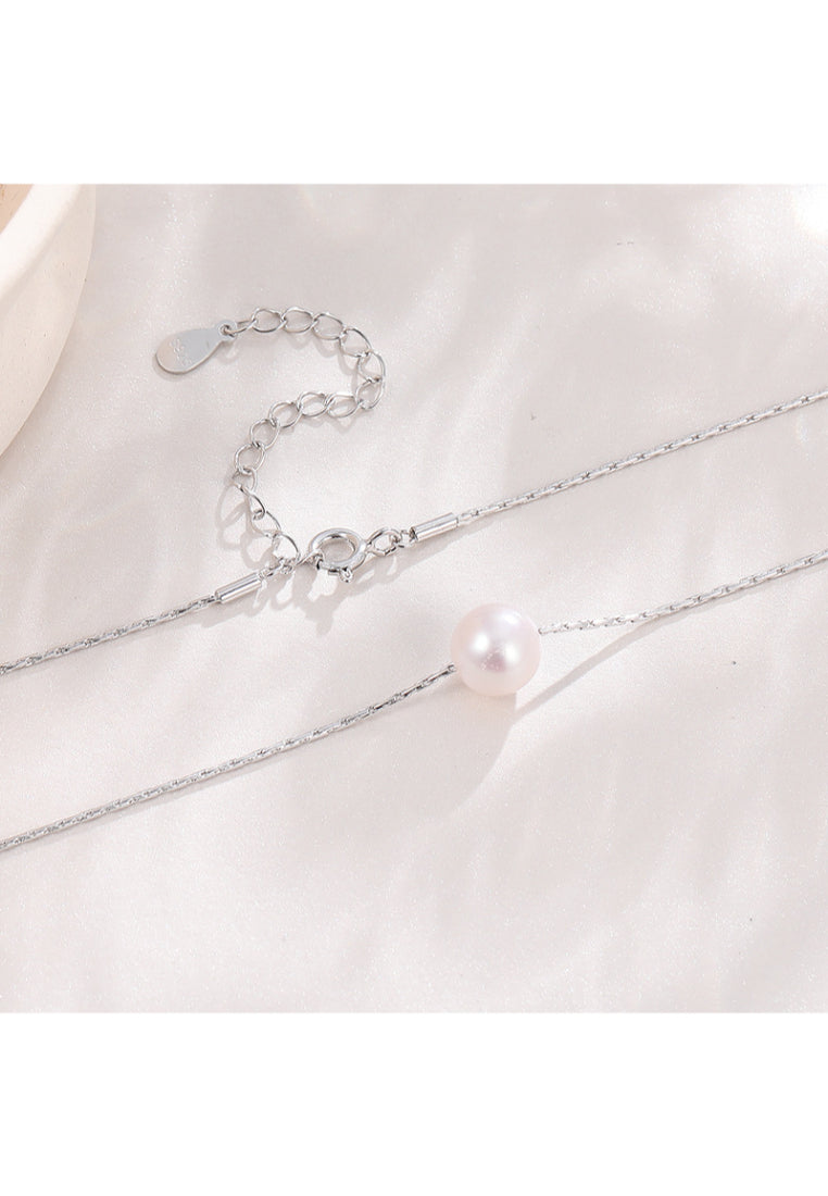 Luxury Baroque Pearl Lockbone Chain