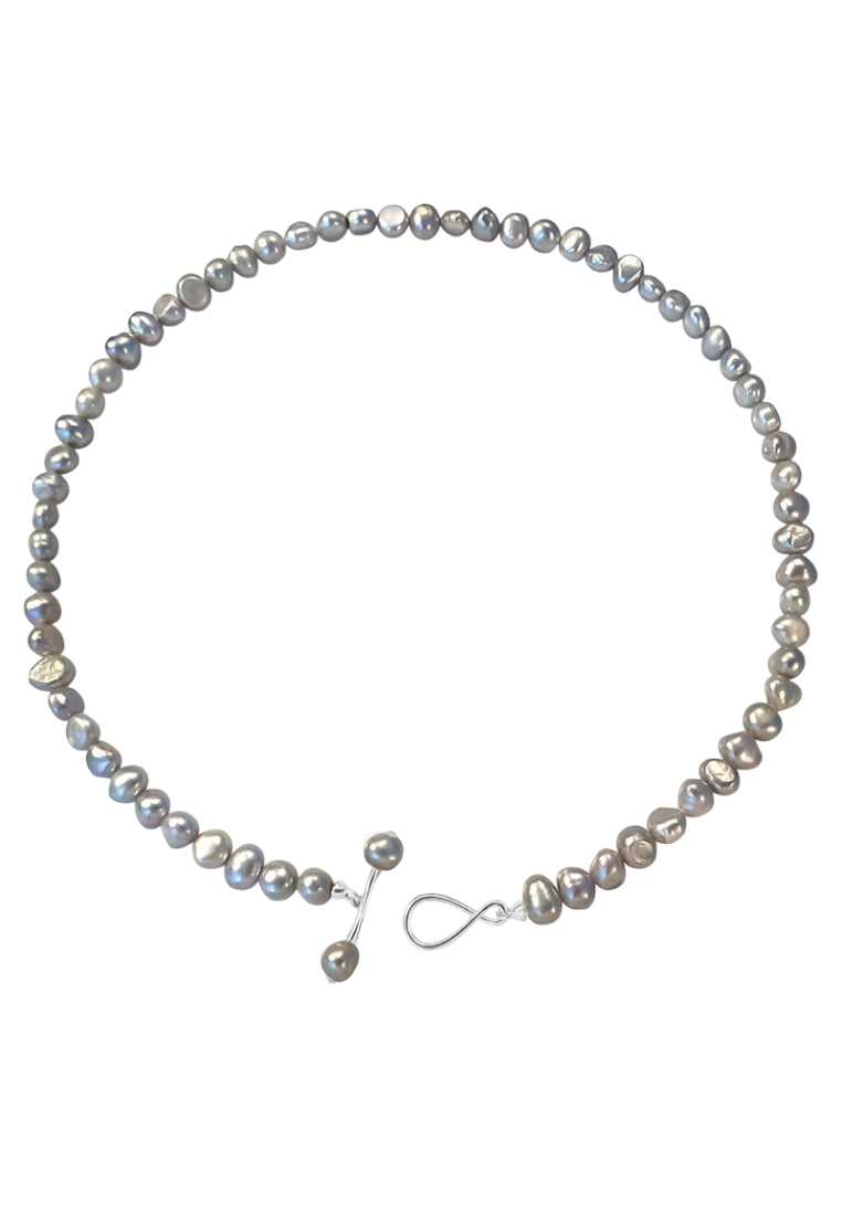 OT Clasp Pearl Lockbone Chain