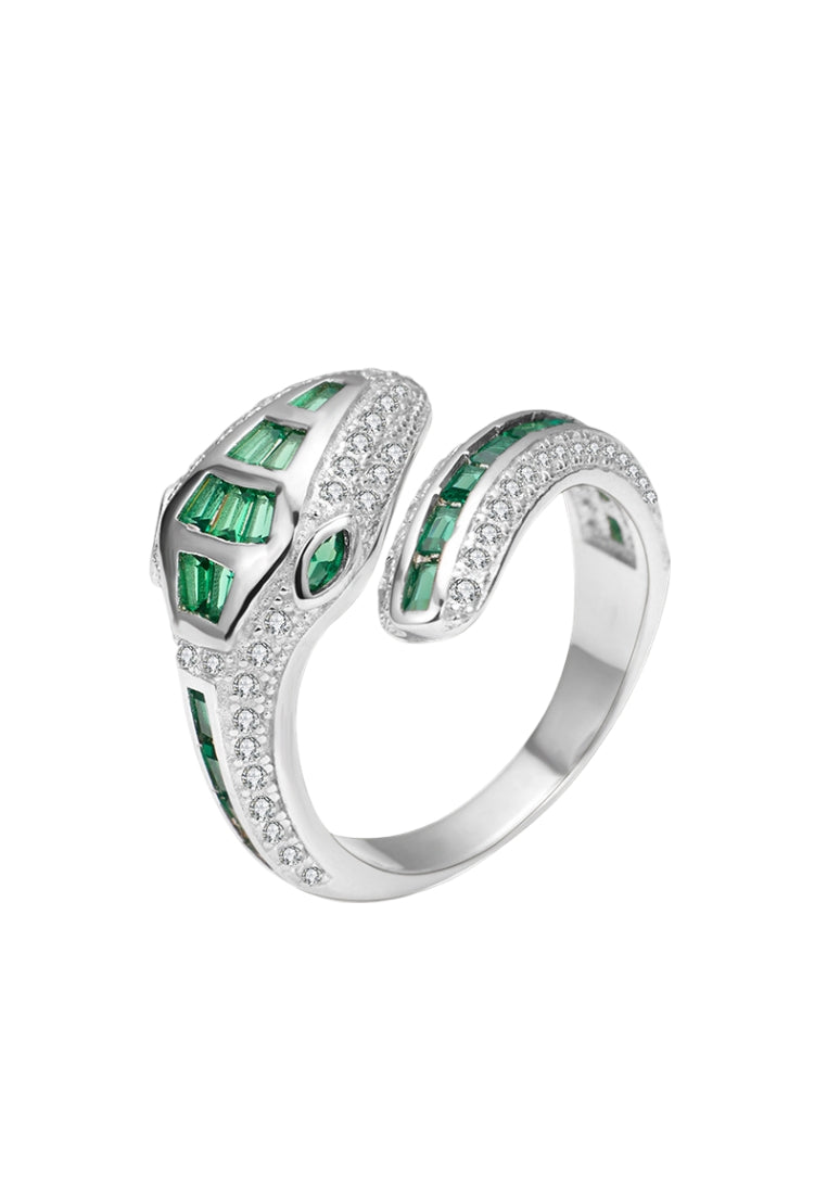 925 Sterling Silver Enamel Drop Glaze Wave Ring with Luxury Geometric Minimalist Style for Women