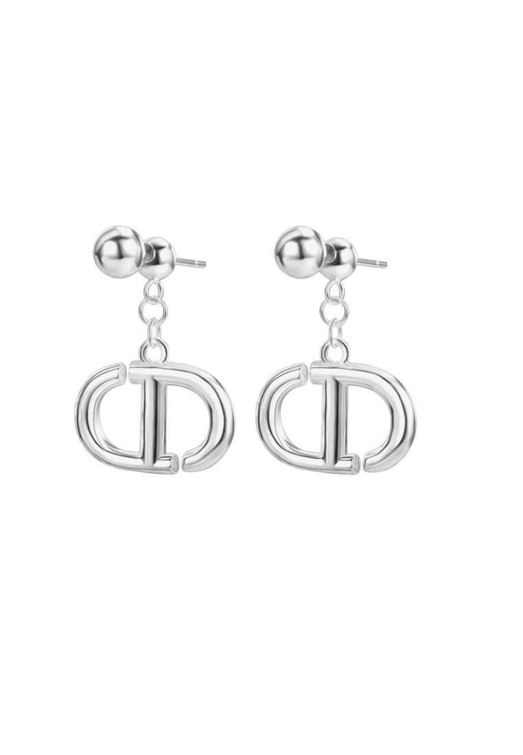 S925 silver Cshaped pig nose earrings