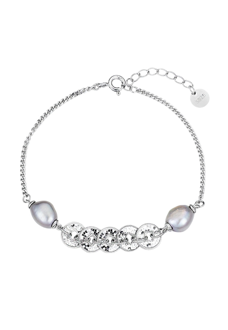 Elegant Pearl Lockbone Chain