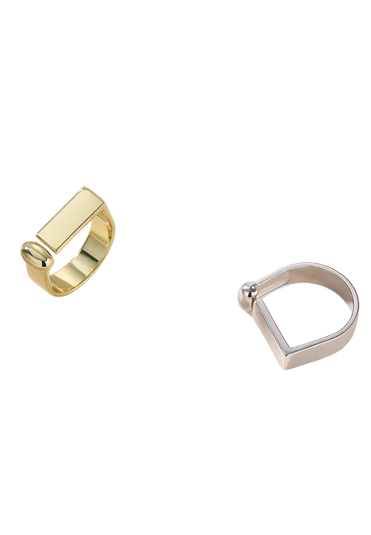 S925 Silver Rectangle Ring