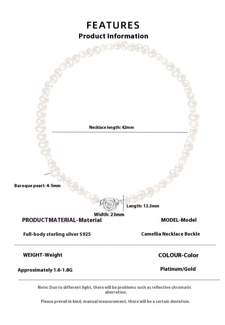 Camellia Pearl Mother's Day Chain