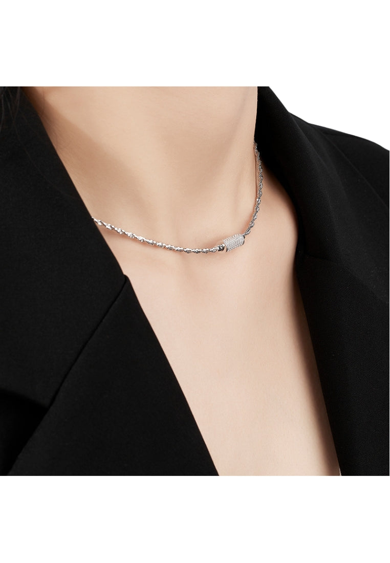 Baroque Pearl Wave Necklace