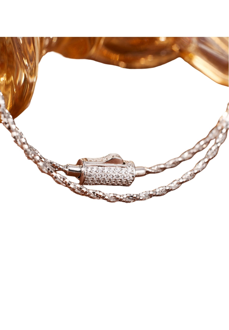 Baroque Pearl Wave Necklace