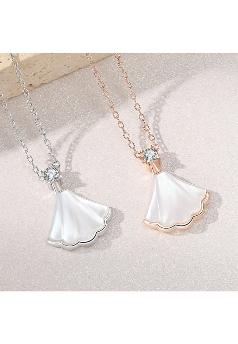 Skirt Design S925 Silver Necklace