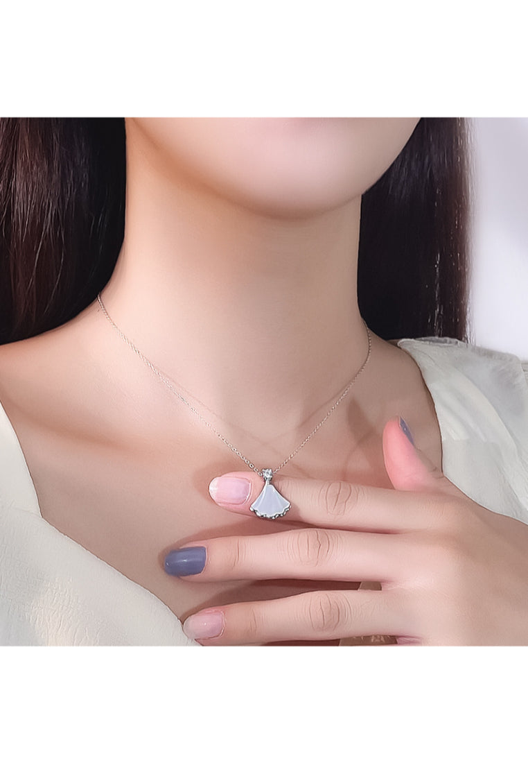 Skirt Design S925 Silver Necklace