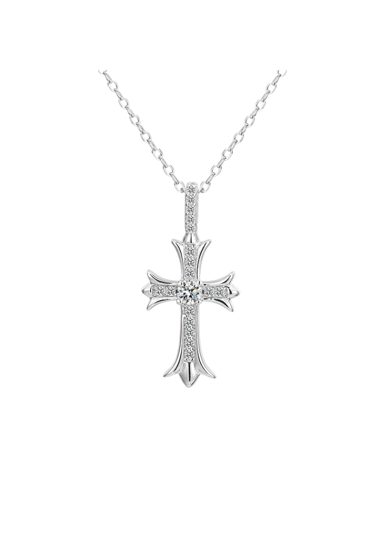 Cross Design S925 Silver Chain
