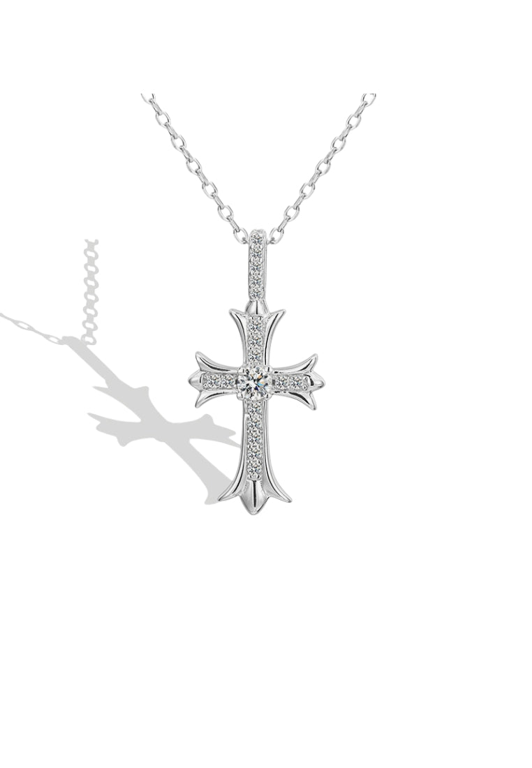 Cross Design S925 Silver Chain
