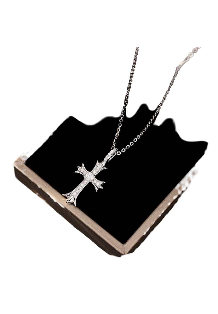 Cross Design S925 Silver Chain