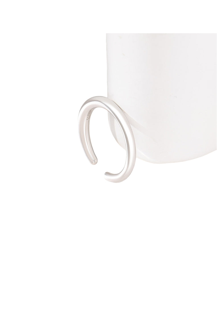 S925 silver wave lava earrings