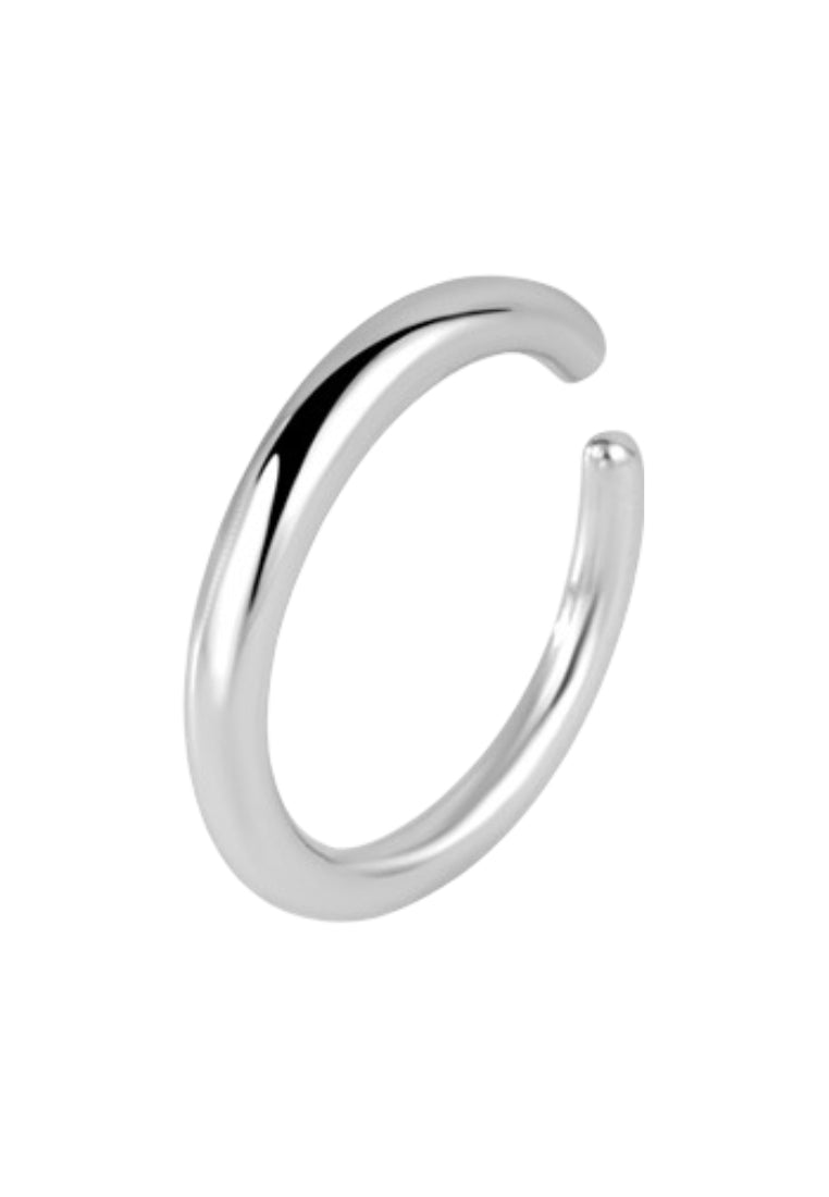 S925 silver wave lava earrings