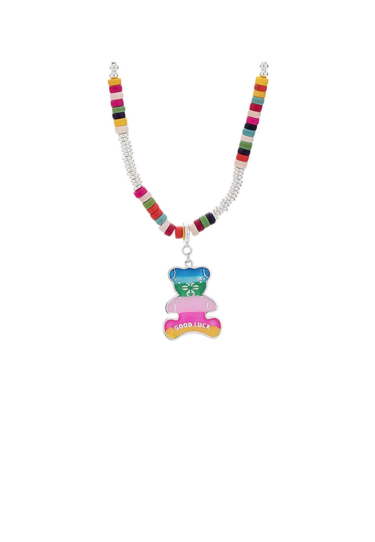 Hollow Heart Silver Necklace