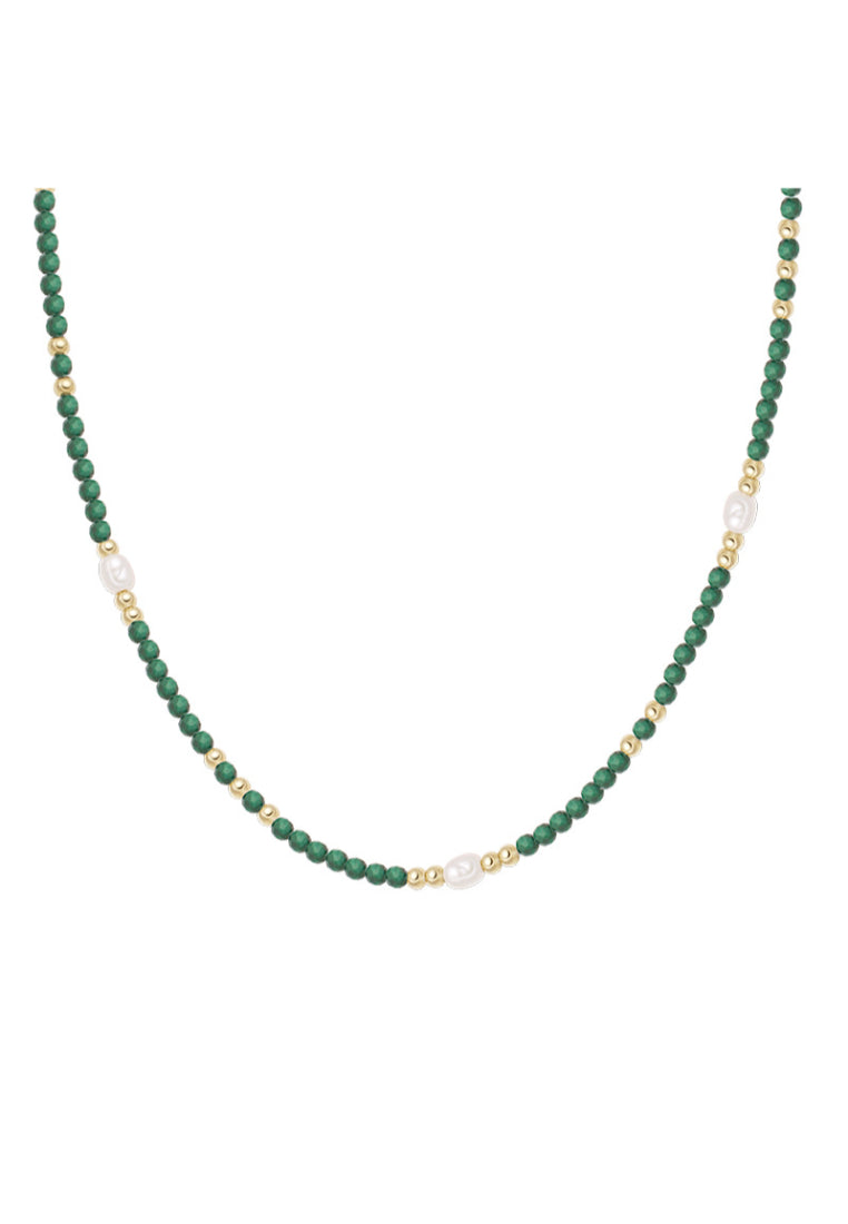 Peacock Stone S925 Silver Necklace