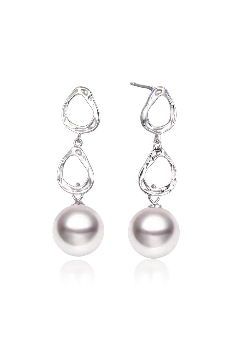 Sterling Silver Pearl Drop Earrings