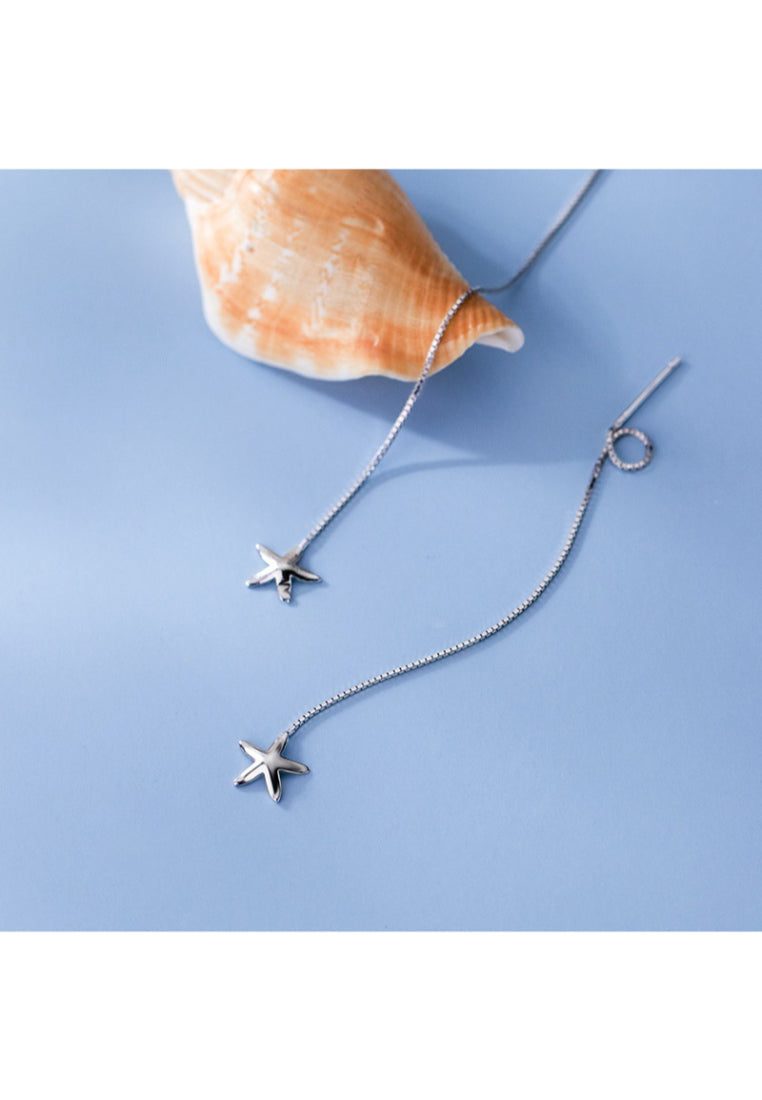 Simple Starfish Earrings