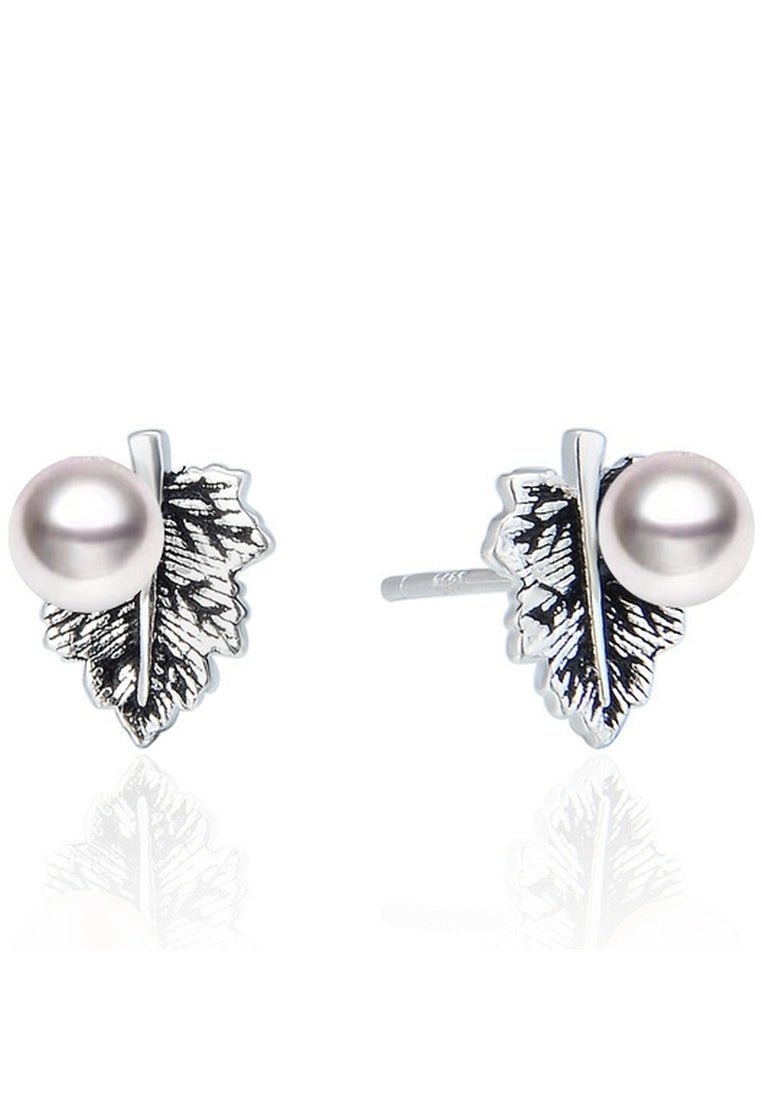 Freshwater Pearl 925 Sterling Silver Stud Earrings