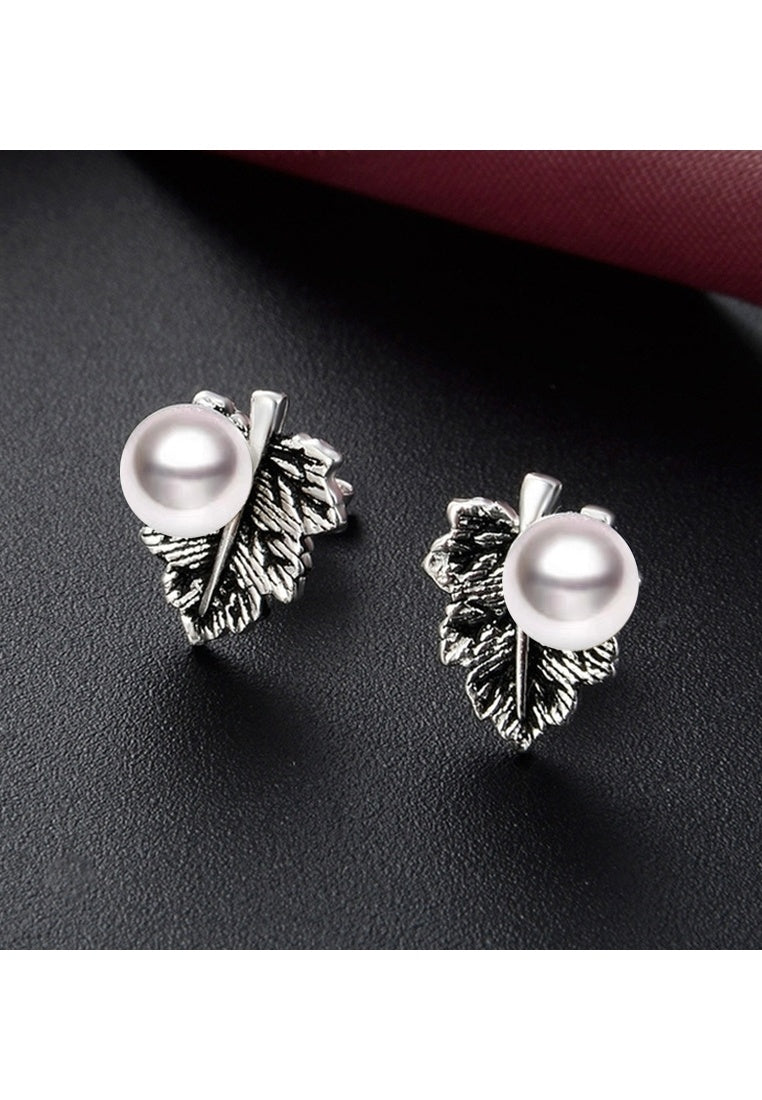 Freshwater Pearl 925 Sterling Silver Stud Earrings