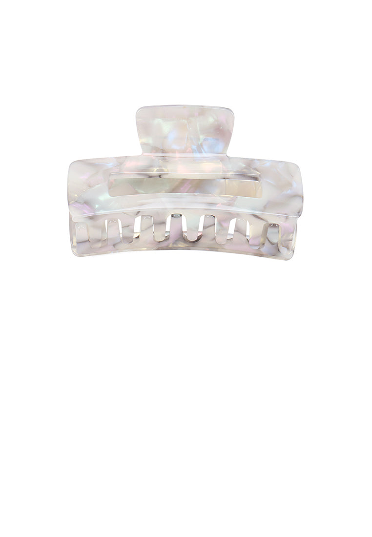 Simple Fashion Pattern Geometric Rectangle Hair Claw - Elegant Hairpiece