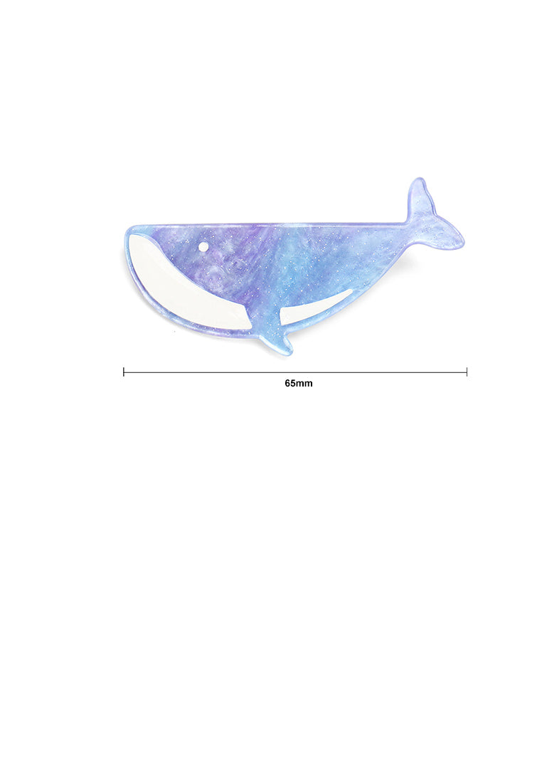 Simple And Cute Blue Dolphin Hair Clip