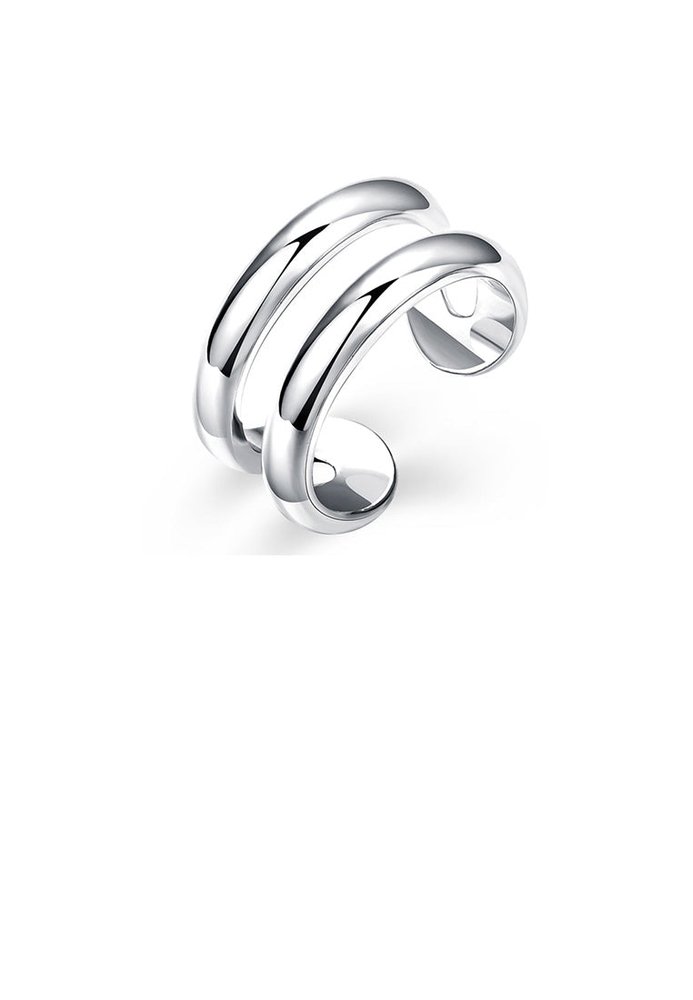 Simple and Fashion Line Adjustable Split Ring