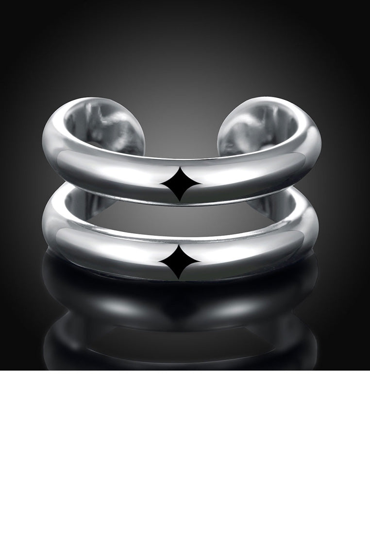 Simple and Fashion Line Adjustable Split Ring