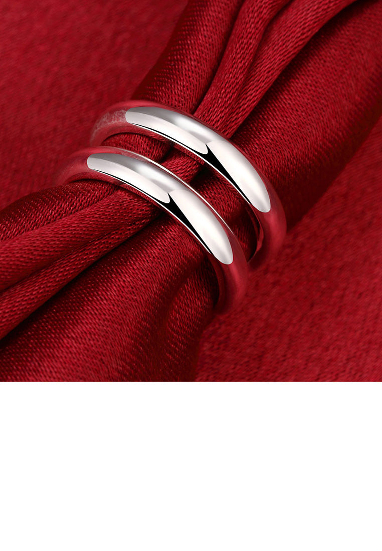 Simple and Fashion Line Adjustable Split Ring