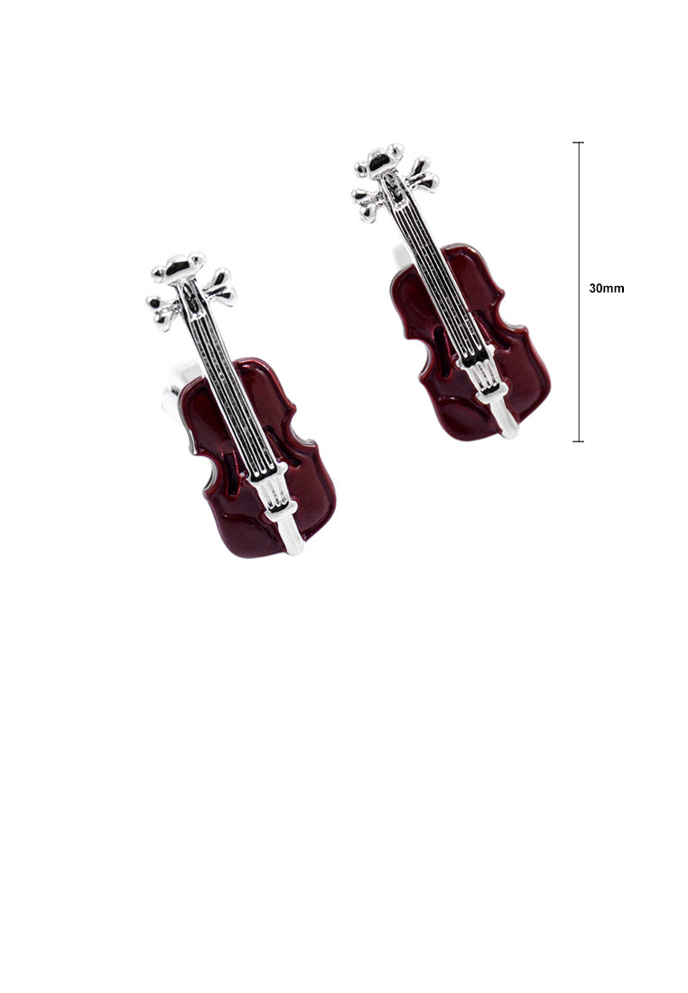 Fashion Romantic High-end Cello Cufflinks