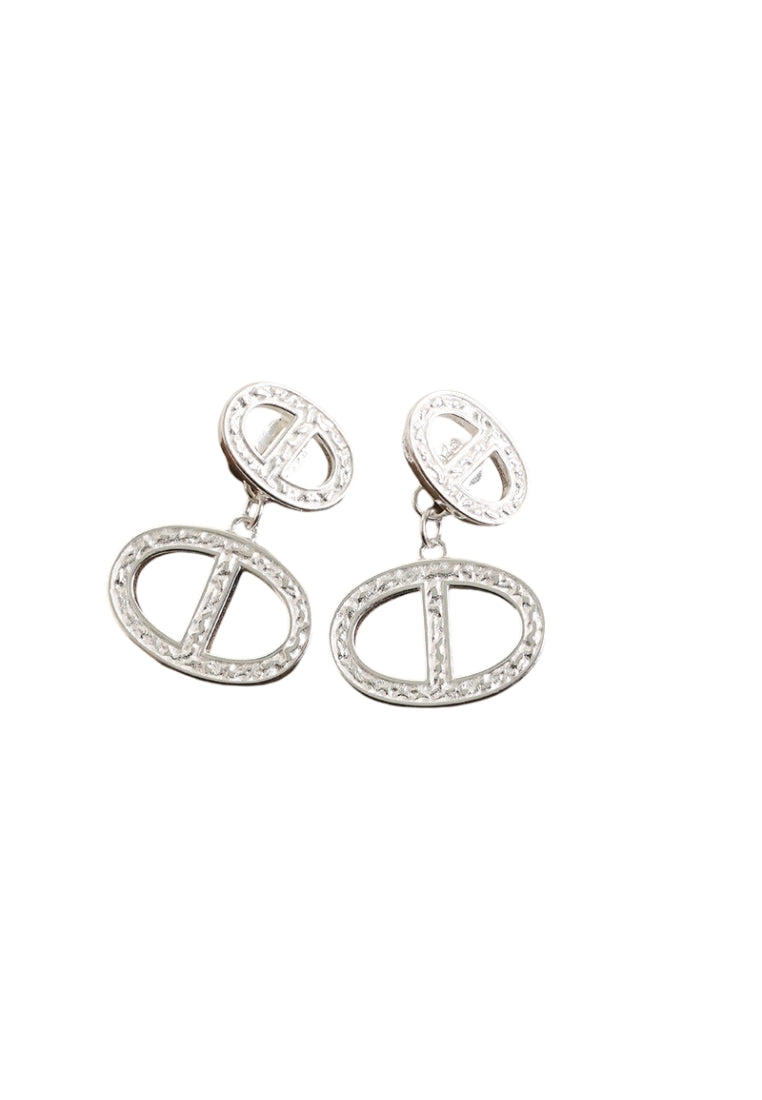 S925 silver winter pig nose earrings
