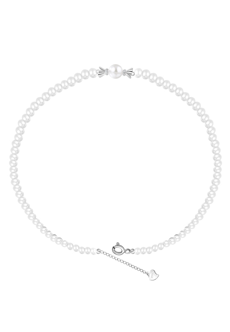 Sweet Luxury Pearl Lockbone Chain