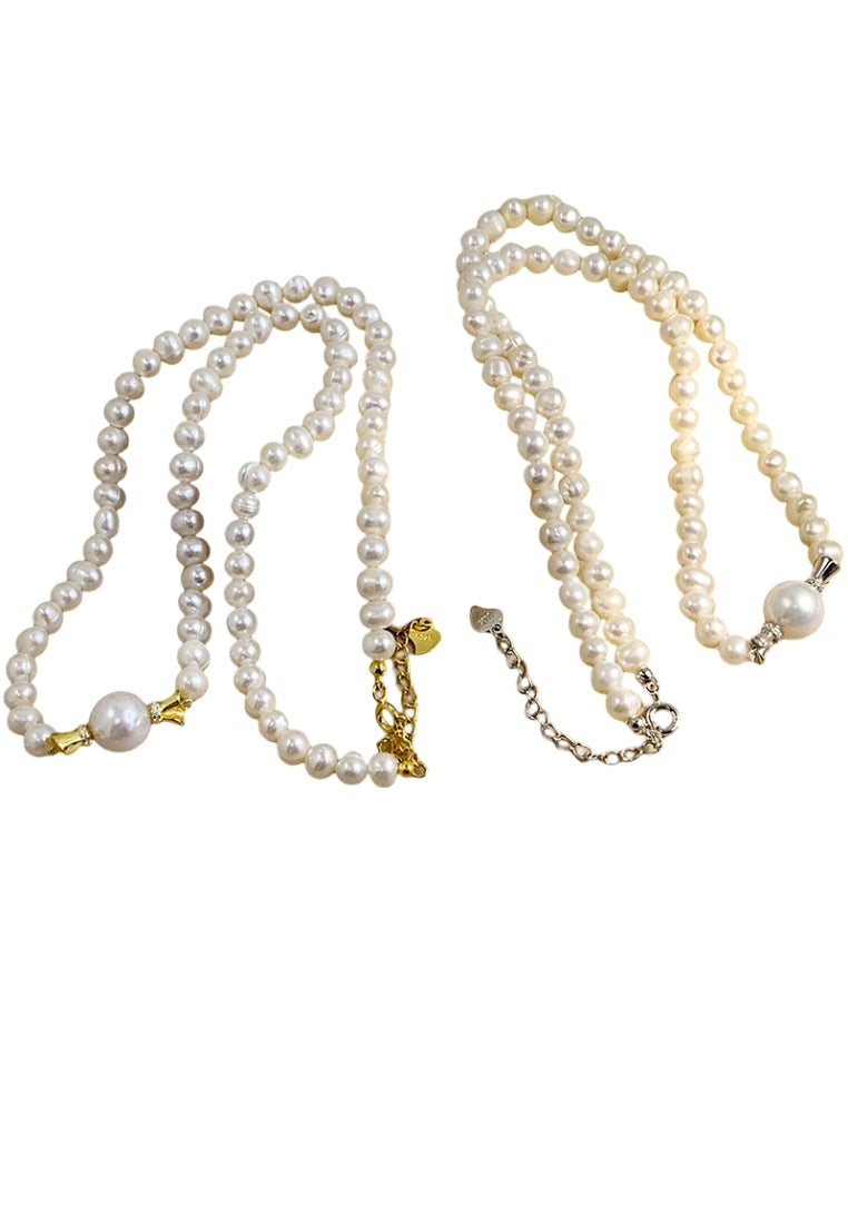 Sweet Luxury Pearl Lockbone Chain