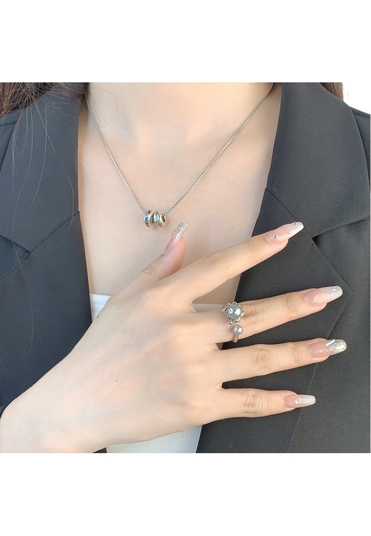 Luxury Pearl Opening Ring