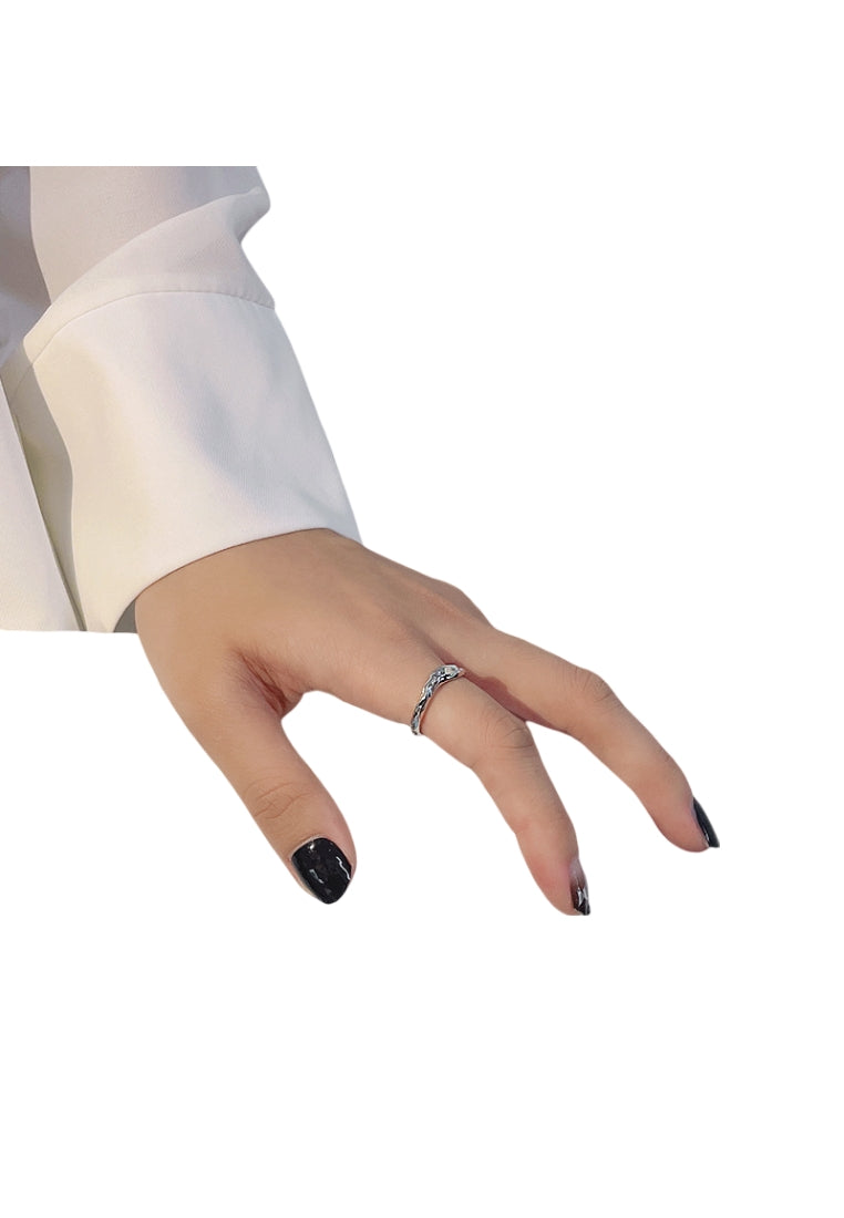 S925 Silver Wrinkle Ring