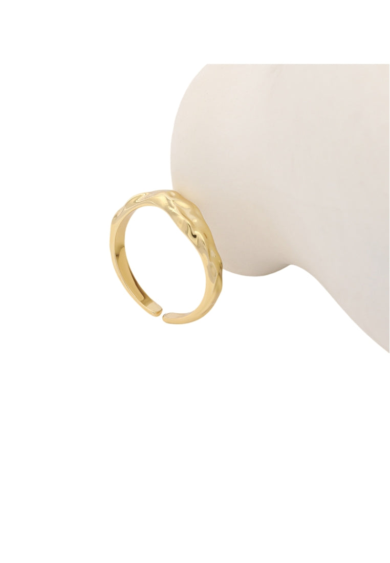 S925 Silver Wrinkle Ring