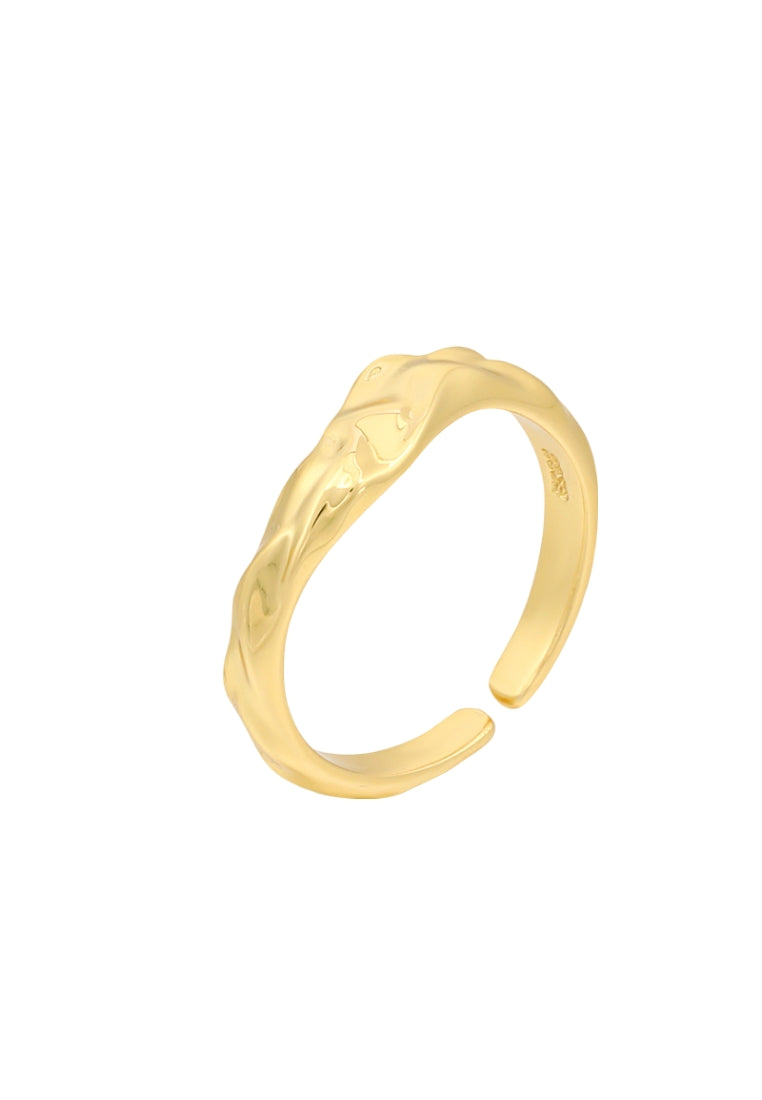 S925 Silver Wrinkle Ring