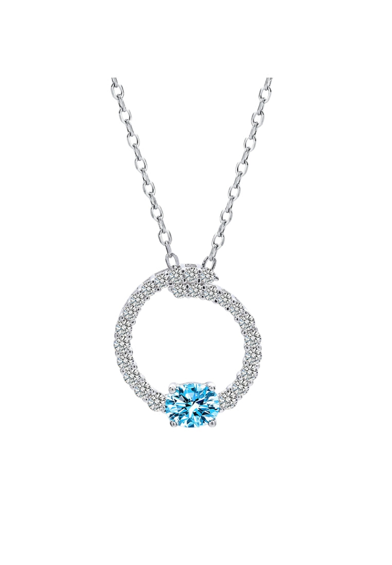 Creative Round S925 Silver Necklace