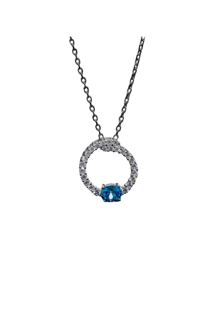 Creative Round S925 Silver Necklace