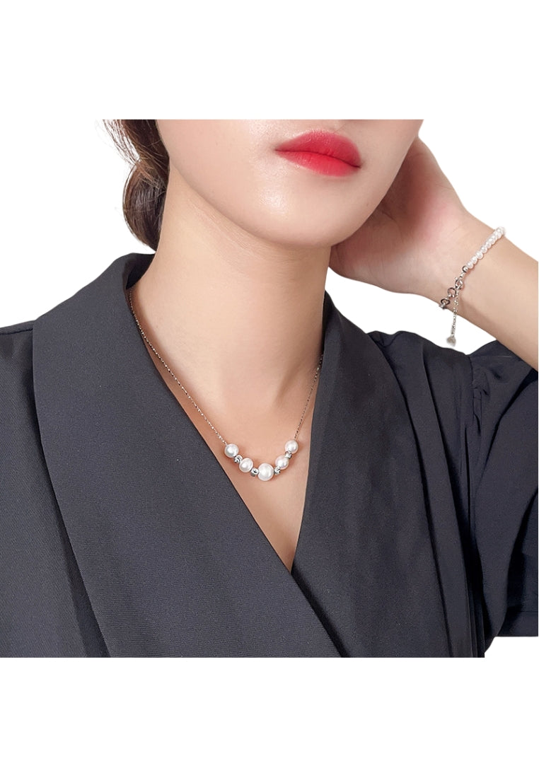 S925 Silver Fine Pearl Necklace