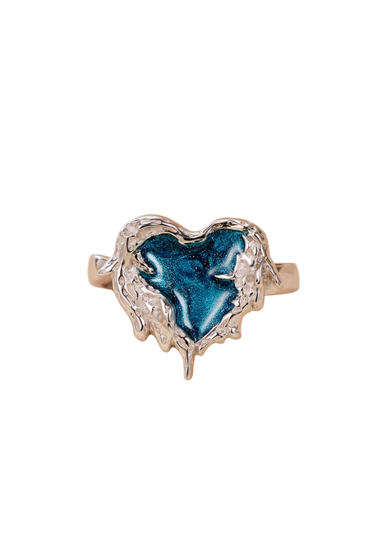 Snow Forest Moon 925 Silver Ring