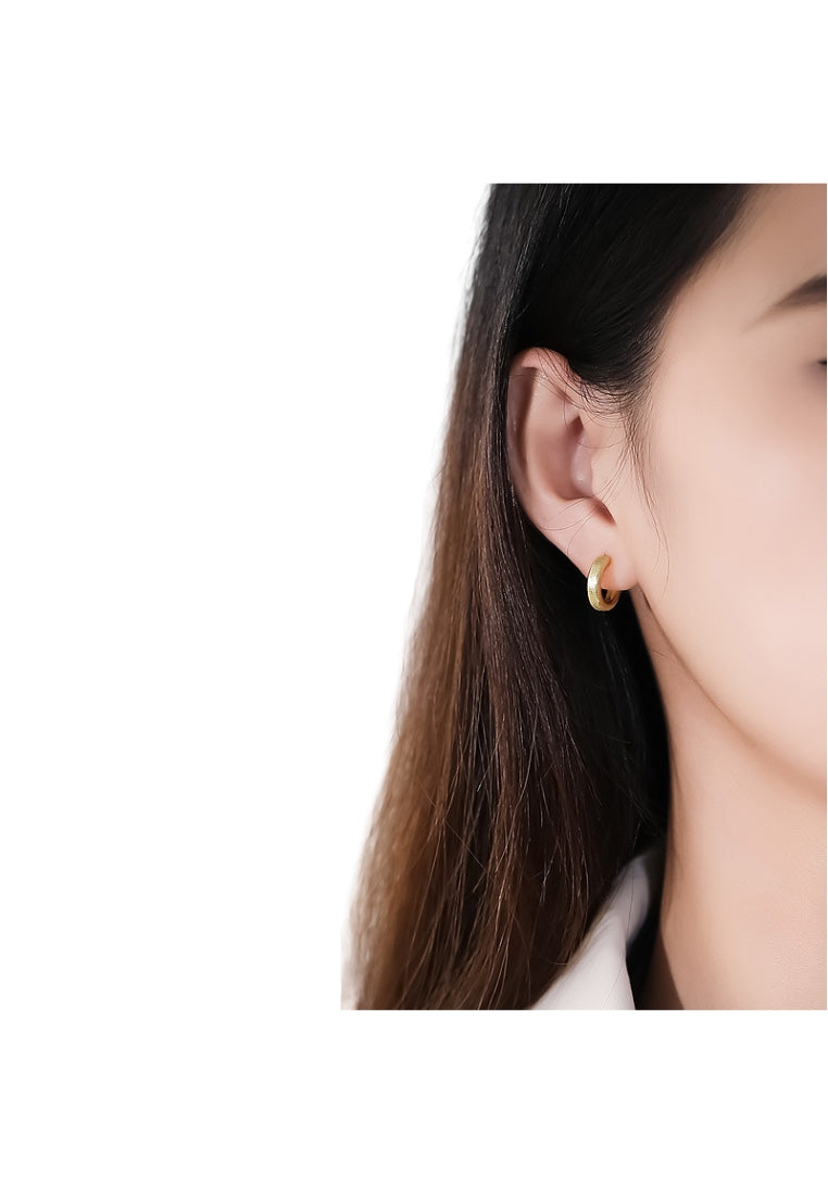 S925 silver triangle geometric earrings