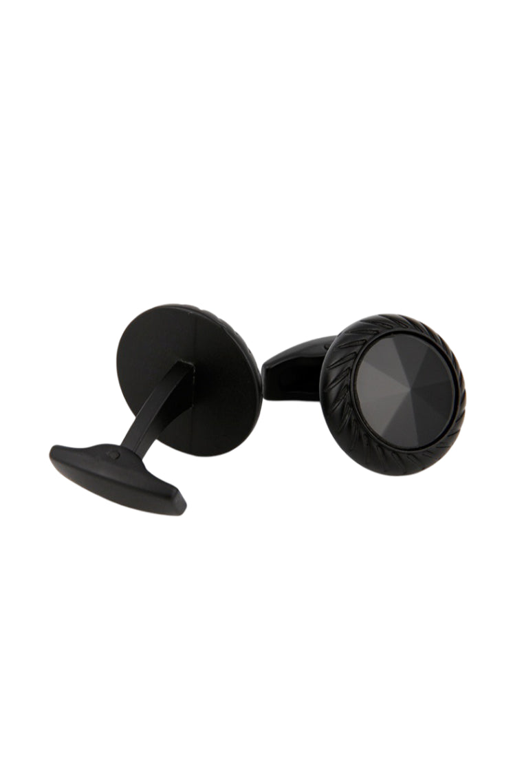 Men's Cufflinks High Quality Cool Sand Black Saddle Shirt Sleeve Nails