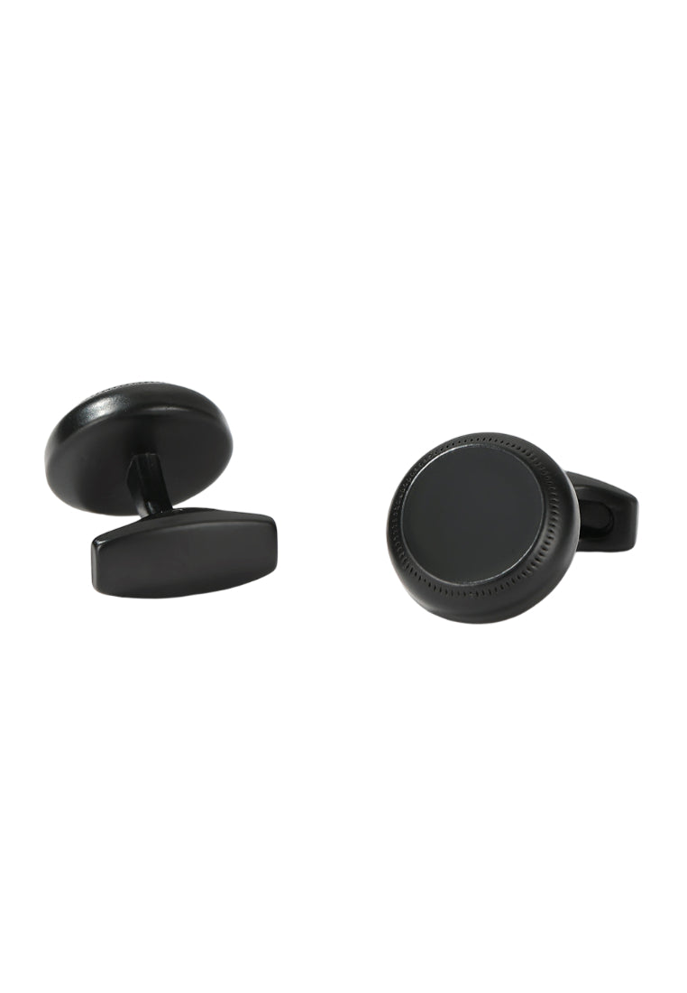 Men's Cufflinks High Quality Cool Sand Black Saddle Shirt Sleeve Nails