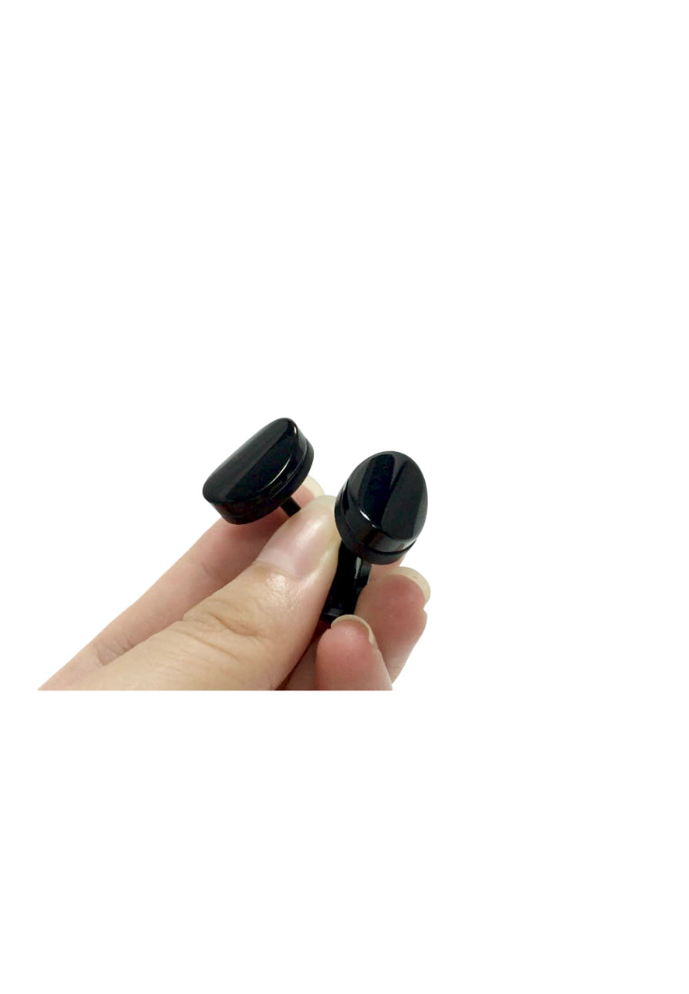 Men's Cufflinks High Quality Cool Sand Black Saddle Shirt Sleeve Nails