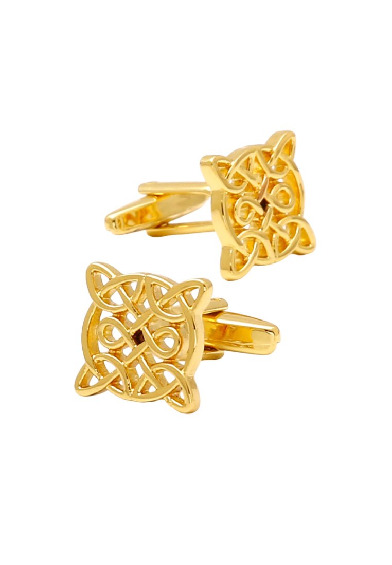 Men's Cufflinks High Quality Retro Pattern Gold Copper Shirt Sleeve Nail Button