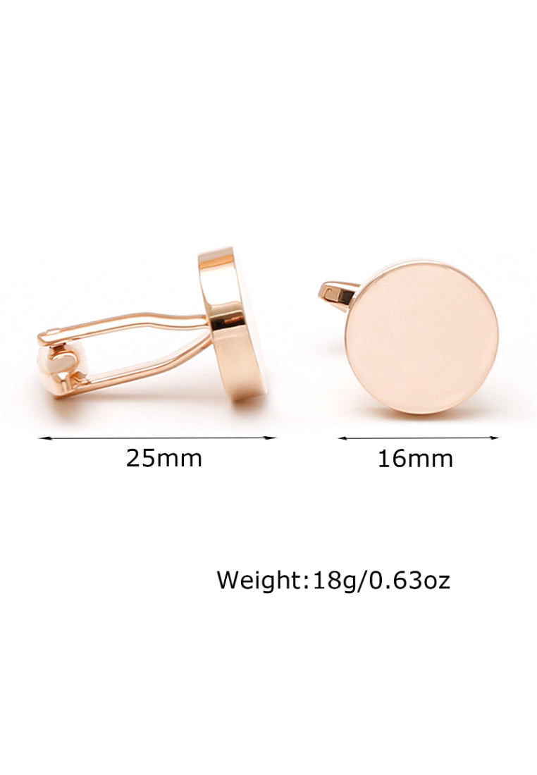 Men's Cufflinks Multi-Color Selection Personality French Round Solid Color Shirt Sleeve Nail