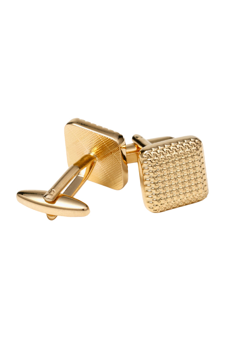 Men's Cufflinks Square Gold Rose Gold Silver Gray Shirt Cuff Nails
