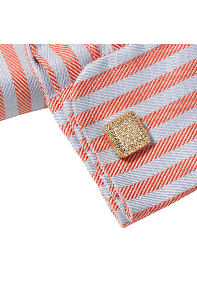 Men's Cufflinks Square Gold Rose Gold Silver Gray Shirt Cuff Nails