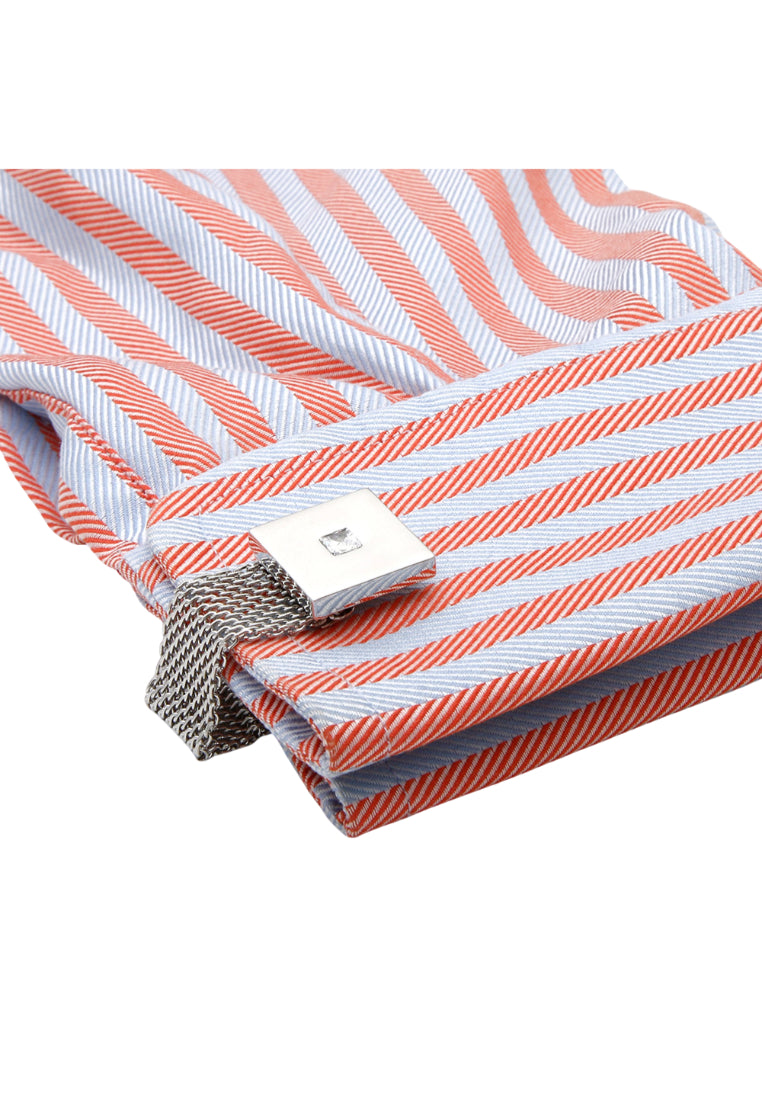 Men's Cufflinks Light Luxury Diamond Chain Square Silver Copper Shirt Sleeve Nails