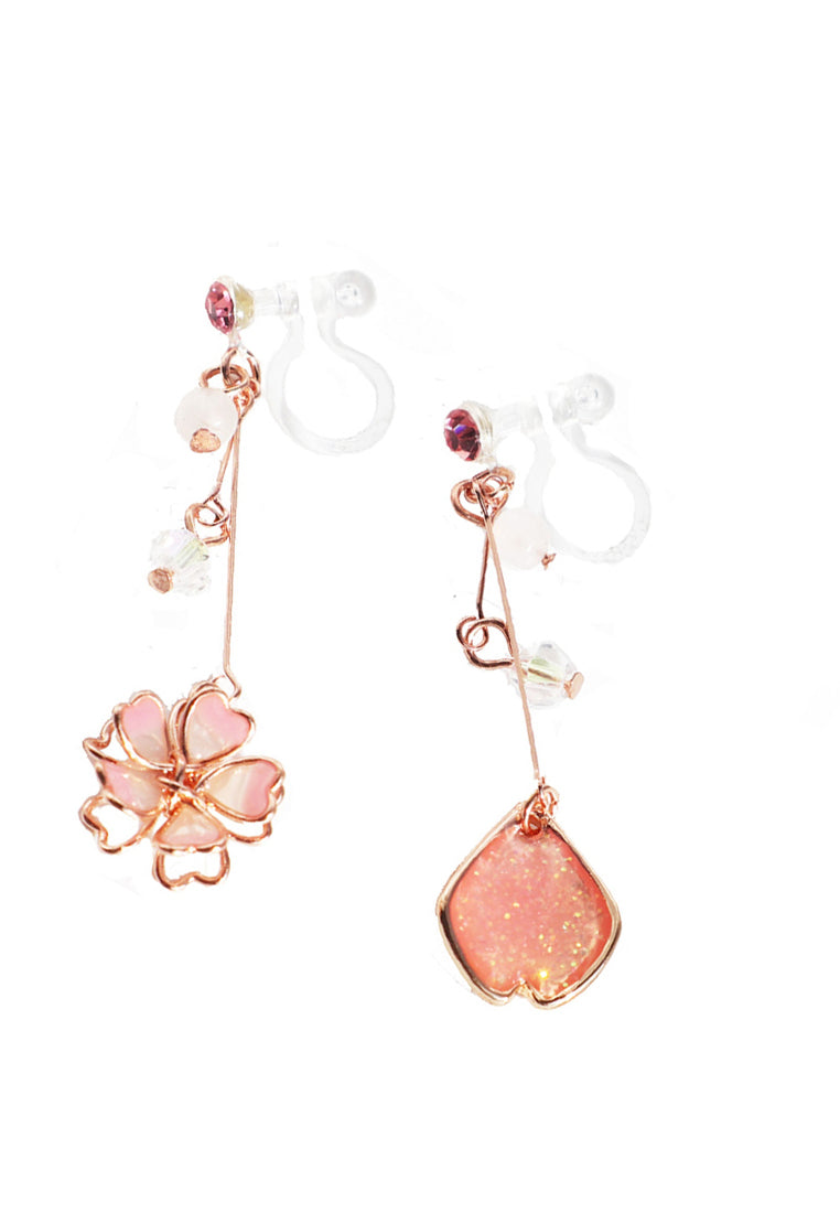 Asymmetric Cherry Earrings And Earrings